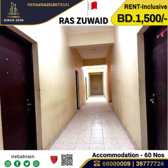 Asker, Staff Accomodation, BHD 1500,  Affordable And Well-Maintained Labor Accommodation ( 60 Nos ) - Including EWA