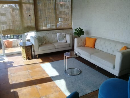 Amman, Apartments/Houses, JOD 9000/year,  Furnished,  1 BR,  Roof Top Fully Furnished One Bedroom Apart With Big Terrace N Jabal Webdeh 00962777688956