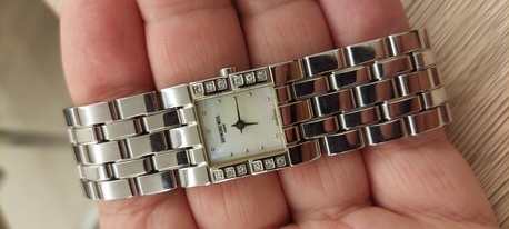Paris, Jewelry, 1500,  Raymond Weil Watch Original Diamond Bezel For Ladies Original Swiss Made