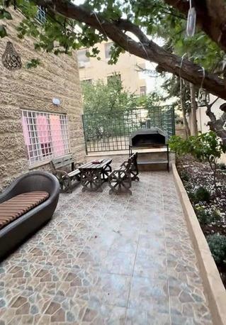 Abdoun, Apartments/Houses, JOD 18000/year,  Furnished,  3 BR,  Ground Fully Furinshed 3B Apartment With Garden In Abdoun 00962777688956