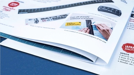 Dubai, Printing, Staple Free Brochures Printing From Print Arabia