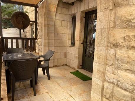 Amman, Apartments/Houses, JOD 6000/year,  Furnished,  2 BR,  Ground Fully Furinshed 2B Apart With Terrace In Jabal Webdeh 00962777688956