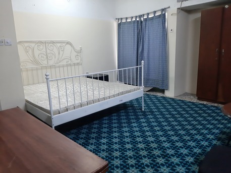Manama, Rooms Available, BHD 80/month,  Semi Furnished Big Room Available For Rent With AC, Fridge, Beds Only For Ladies