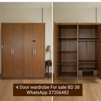 Manama, Furniture, BHD 38,  ✅️ 4 Door Wardrobe For Sale In Good Condition With Delivery