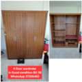 BHD 38,  ✅️ 4 Door Wardrobe For Sale In Good Condition With Delivery