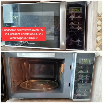 East Riffa, Appliances, BHD 23,  ✅️ Panasonic 25 L Microwave Oven For Sale In Good Condition With Delivery