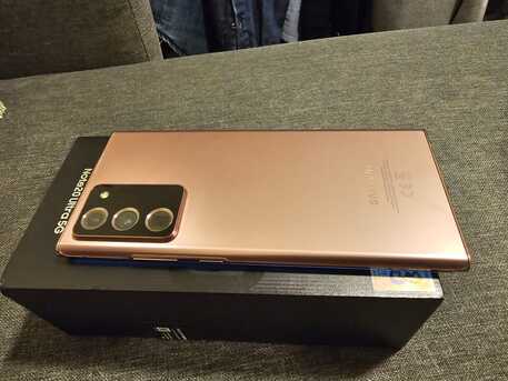 Al Sulaymaniyyah, Mobile Phones, SAR 1800,  Samsung Note 20 Ultra 256GB Mystic Bronze