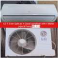 BHD 115,  ✅️ LG 1.5 Ton Split Ac In Good Condition With 4 Meter Pipe & Fixing