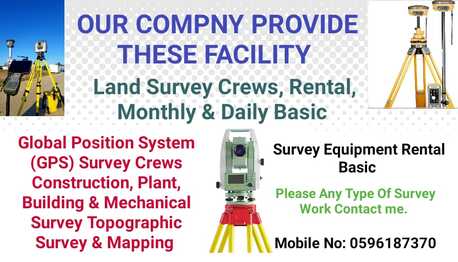 Jubail, Job Seekers, GPR Under Ground Utilities Survey, Topographic Survey With Drawing