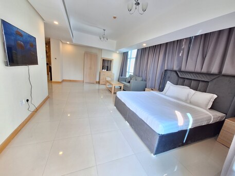 Juffair, Apartments, Flats, Houses & Villas, BHD 280/month,  Furnished,  Studio,  Unlimited Ewa | Monthly Or Yearly Basis | Modern Interior | Spacious | Wifi & Hk