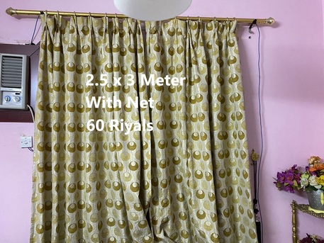 Riyadh, Household Items, SAR 70,  Curtains With Net With Fittings