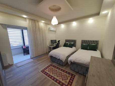 Amman, Apartments/Houses, JOD 14000/year,  Furnished,  3 BR,  Brandnew Fully Furnished 3B Apart With Baconly In Jabal Webdeh 00962777688956