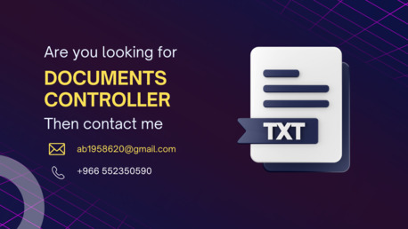 Riyadh, Job Seekers, Documents Controller