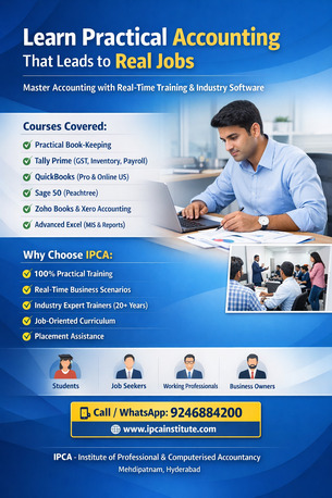 Hyderabad, Accounting, The Bookkeeping And Accounting
