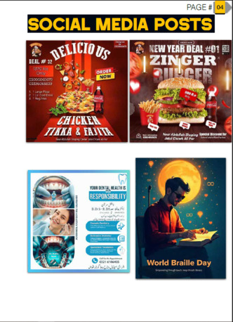 Riyadh, Graphic Design, # Graphic Designing Services Available # 3 Years&rsquo; Experience # Remote Services / Freelance