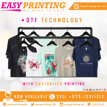 East Riffa, Printing, DTF Quality T-Shirt Printing - With Free Delivery Service!