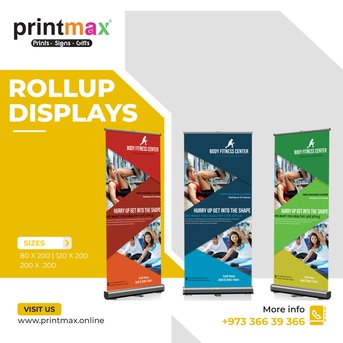 Salmaniya, Printing, Rollup Stand Printing Available