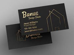 Salmaniya, Printing, Gold Foil Business Cards