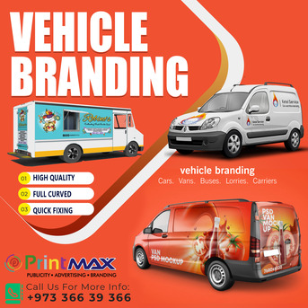 Salmaniya, Printing, Vehicles Graphic Branding In Bahrain