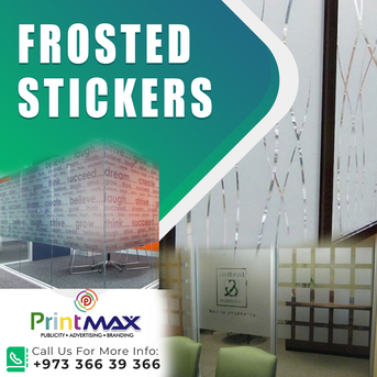  , Frosted Sticker Branding, 1