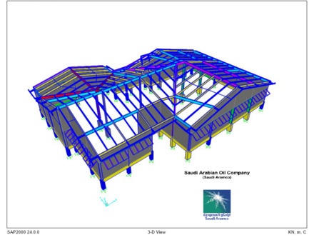 Dhahran, Construction, Structural Engineering Services For Steel Buildings, SAUDI ARABIA