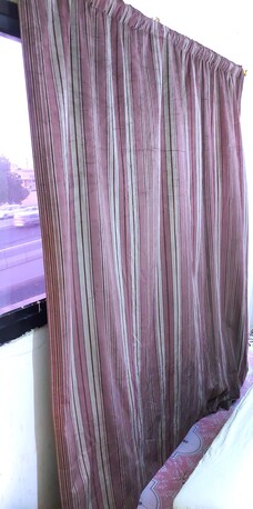 Al Aziziyah, Furniture, SAR 125,  Curtain - Full Size Pink 2 Pcs & 4 Pcs Purple