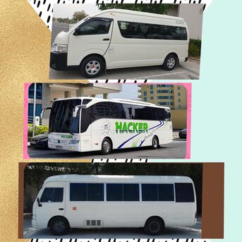 Sanad, Pick Up & Drop Off, TRANSPORT COMPANY 15.SEATER MINI BUS 30.SEATER COASTER 50.SEATER BUS AVAILABLE