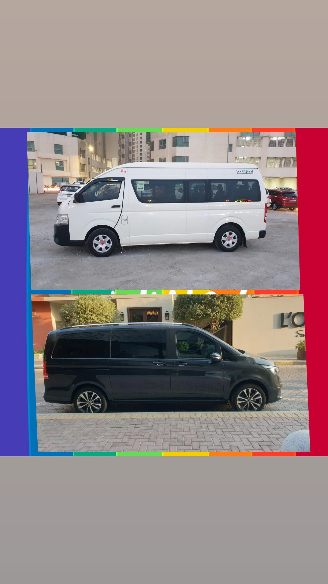 Juffair, Passenger Transport, MERCEDES VITO 7.SEATER MINI BUS HIACE 13.SEATER AVAILABLE 24H
