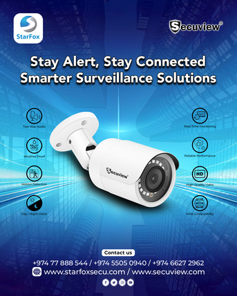 Doha, Electronics, QAR 1, Stay Alert, Stay Connected Smarter Surveillance Solutions.