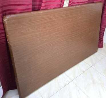 Riffa, Furniture, BHD 9,  Wooden Top ( Brown Color ) Dining Table With Metal Legs For 6 Person  ( Without Chairs )