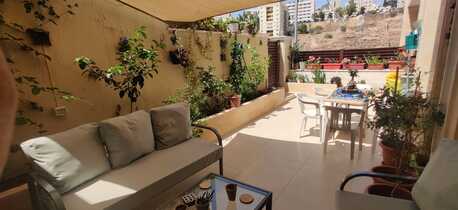 Abdoun, Apartments/Houses, JOD 12000/year,  Furnished,  2 BR,  Ground Fully Furinshed 2B Apartment With Garden In Abdoun 00962777688956