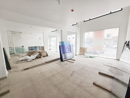 Salmabad, Shops, BHD 550,  For Rent Showroom In New Building Prime Location Ready Mezzanine 3 Shutters