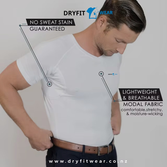 Auckland, Fashion & Design, Men&rsquo;s Underarm Sweat Proof Cotton Undershirt T-Shirt