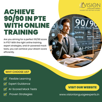 Chandigarh Tricity, Education, Achieve 90/90 In PTE With PTE Online Training