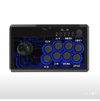 Dammam, Video Games, SAR 140,  7 In One Arcade Fight Stick Joystick Wired Game Controller Fighting Stick For PC/Android/P