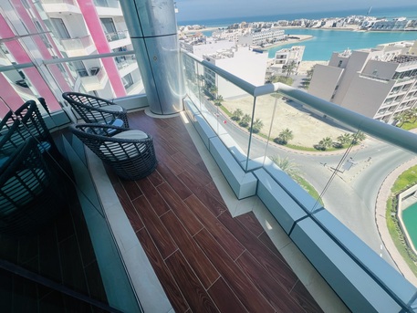 Amwaj Islands, Apartments/Houses, BHD 730/month,  Furnished,  2 BR,  BHD:-730/m FULLY FURNISHED 2BHK SEE VIEW APARTMENT FOR RENT IN AMWAJ ISLAND-FAZAL*34664461