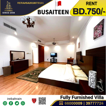 Busaiteen, Villas, BHD 750,  Furnished,  Fully Furnished Luxury Villa For Rent In Busaiteen