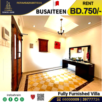 Busaiteen, Villas, BHD 750,  Furnished,  Fully Furnished Luxury Villa For Rent In Busaiteen