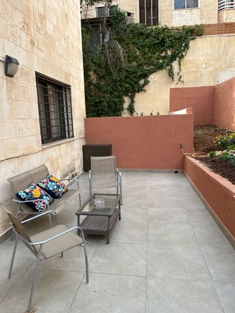 Amman, Apartments/Houses, JOD 9600/year,  Furnished,  2 BR,  Ground Fully Furinshed 2B Apartment With Garden In Der Ghbar 00962777688956