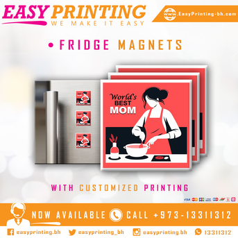 East Riffa, Printing, Customized Fridge Magnets Printing - With Free Delivery Service!