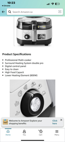 Riyadh, Appliances, SAR 170,  Delongi Air Fryer