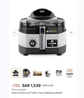 Riyadh, Appliances, SAR 170,  Delongi Air Fryer
