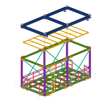Riyadh, Construction, Man Basket Design Load Calculation And Drawings