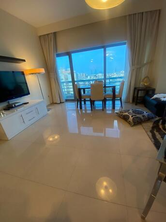 Mahooz, Apartments/Houses, BHD 400/month,  Furnished,  1 BR,  Sea And City View Apartment In Mahooz