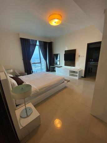 Mahooz, Apartments/Houses, BHD 600/month,  Furnished,  2 BR,  Sea And City View Apartment In Mahooz