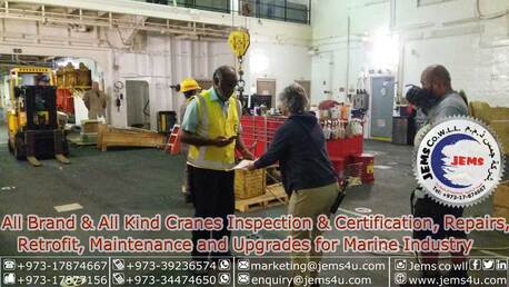 Salmabad, Wholesale Products, Crane Inspection & Certification Services In Bahrain