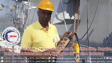Salmabad, Wholesale Products, Crane Inspection & Certification Services In Bahrain