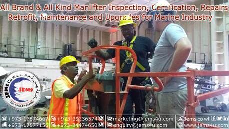 Salmabad, Wholesale Products, Manlifter Inspection & Certification Services In Bahrain