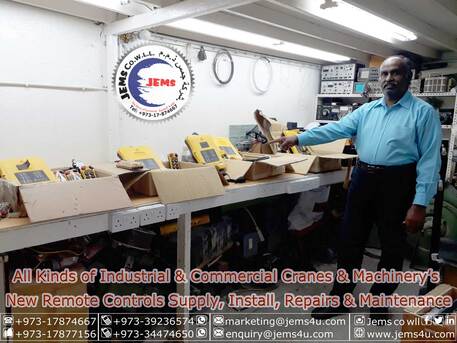 Salmabad, Wholesale Products, Crane Remote Control Supply, Install, Repairs & Maintenance Services In Bahrain.