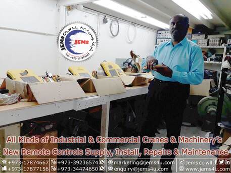 Salmabad, Wholesale Products, Crane Remote Control Supply, Install, Repairs & Maintenance Services In Bahrain.